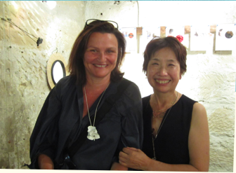 Exposition Boutons - Vernissage à la Galerie Hayasaki