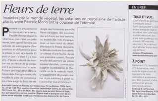 Parution dans Art et Décoration