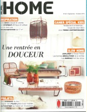 Parution dans le journal Home