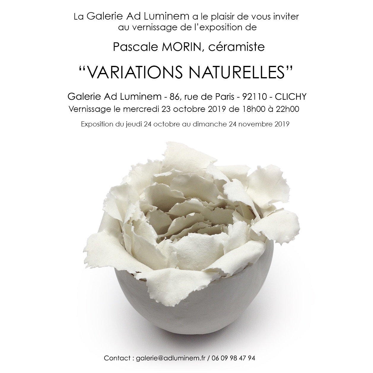 Galerie Ad Luminem « Variations Naturelles »